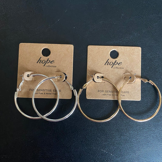 MK- Delicate Wire Hoop Earring (Gina B’s)